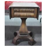 EMPIRE STYLE 2 DRAWER DROP SIDE TABLE