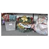 HOLIDAY DECORATIONS, PILLOWS, ETC.