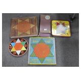 7 VINTAGE CHINESE CHECKER BOARDS