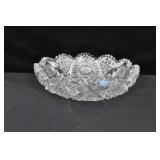 9" BRILLIANT CUT CRYSTAL BOWL