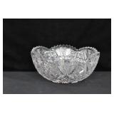 9" BRILLIANT CUT CRYSTAL BOWL