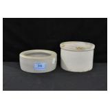 QUART CROCK AND BUTTER CROCK