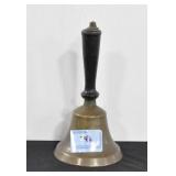 BRASS SCHOOL MASTER BELL - 7"