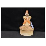 GERMANY - CLOWN BOY - CERAMIC FLOWER FROG - 6