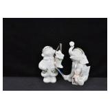 LENOX CHRISTMAS BEAR AND CHRISTMAS ELEPHANT - 5"