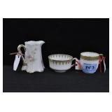HAVILAND CREAMER, HAVILAND CUP, LIMOGES DEMITASSE