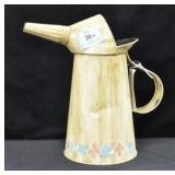 PAINTED TIN WATER CAN