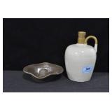 QUART CROCK JUG AND CRAFT MADE POTTERY JUICER