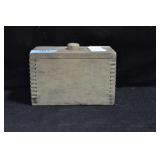 RECTANGULAR WOOD BUTTER MOLD - DOUBLE STAR