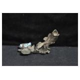 BRONZE LARGE MOUTH BASS SCULPTURE