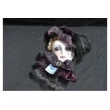 PORCELAIN PAINTED WALL HANGING DOLL FACE