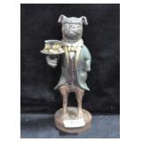 BOXER VALET CANDLE HOLDER - 9"
