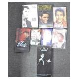 ELVIS MEMORABILIA: BOTTLE BANK, FIGURINES, BOOKS,