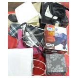 PURSES, MASSAGE WRAP, HAIR DRYER, GLOVES, ETC.