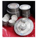 68 PC. SET OF CASTLETON CHINA - "LACE" PATTERN
