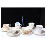 6 SETS OF CUPS & SAUCERS