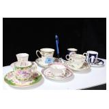 7 SETS OF CUPS & SAUCERS