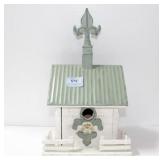 WOODEN DECORATIVE BIRD HOUSE