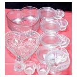 8 GLASS COASTERS AND OTHER GLASSWARE