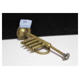 8" BRASS BUGLE WITH MOVING VALVES
