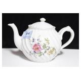 HAVILAND LIMOGES FLORAL TEA POT