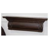 DECORATIVE WALL SHELF - 26" X 7" X 8"