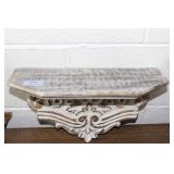 DECORATIVE WALL SHELF - 14" X 6" X 8"