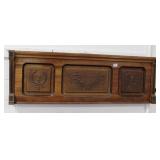 WALNUT DECORATIVE WALL HANGING/DÉCOR - 19" X 57"