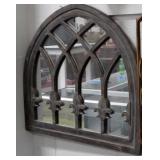 CATHEDRAL STYLE MIRROR - 28" X 27 1/2"