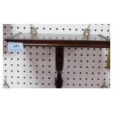 WOODEN WALL SHELF - 12" X 8" X 8"