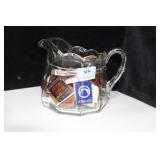 VINTAGE MILK PITCHER WITH MATCHBOOK COLLECTION