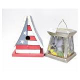 CANDLE LIGHT, BIRD HOUSE AND JIG SAW PUZZLE