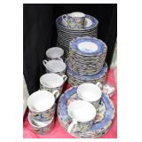 54 PCS. STONEWARE DISHES, VASES, PYREX, ETC.