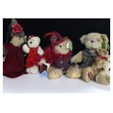 4 COLLECTIBLE STUFFED ANIMALS