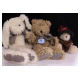 3 STUFFED COLLECTIBLE ANIMALS
