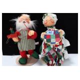 ANNALEE MR. AND MRS. SANTA CLAUS