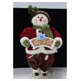 "LET IT SNOW" SNOW MAN - 18"