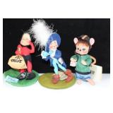 5 ANNALEE DOLLS - HALLOWEEN - ST. PATRICK