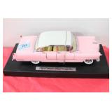 1953 ELVIS PINK CADILAC DIE CAST CAR ON DISPLAY