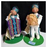 2 ANNALEE NATIVE AMERICAN DOLLS