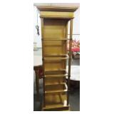 MID-CENTURY OPEN CURIO SHELVES