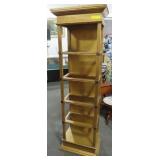MID-CENTURY OPEN CURIO SHELVES