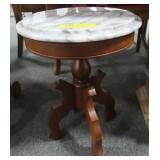 VICTORIAN STYLE MARBLE TOP PLANT STAND