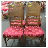 SET OF 4 FRENCH STYLE DINING CHAIRS - CIRCA 1970