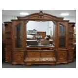MICHAEL AMINI PINE HOME ENTERTAINMENT CABINET
