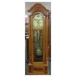 EMPEROR GRANDFATHER CLOCK - OAK CASE