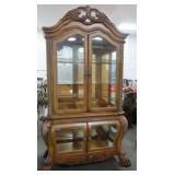MICHAEL AMINI BEVELED GLASS CHINA CABINET