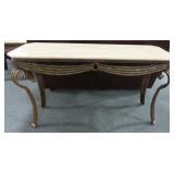 MARBLE TOP/METAL BASE SOFA TABLE