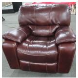 OVERSIZED LEATHER RECLINER