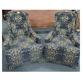 FRENCH STYLE TUFTED BACK ARM CHAIR - 2 TIMES BID